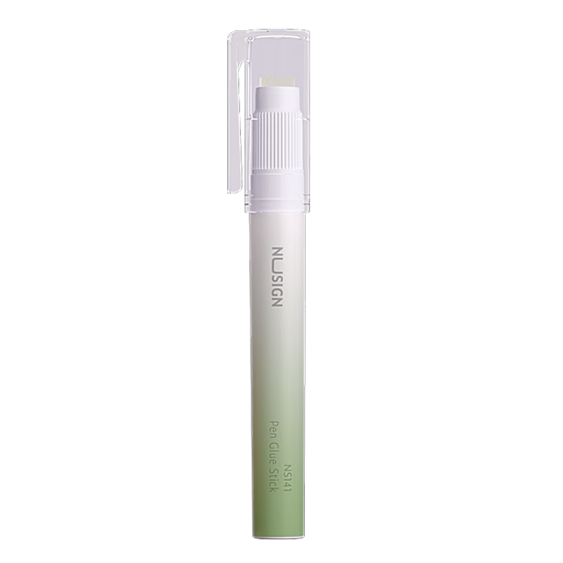 Deli High-Adhesive Solid Glue Stick, Formaldehyde-Free ACR Jelly Glue Stick for Office And Student Crafts, Pen-Shaped with Replaceable Core, 36g, Tundra Green NS141, Aesthetically Pleasing Pen-Shaped Desig