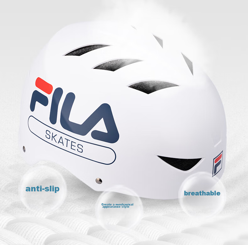 FILA Helmet, Professional Skateboarding, Adult And Children Safety Helmet, Universal Bicycle Safety Helmet, Black, Size M 10