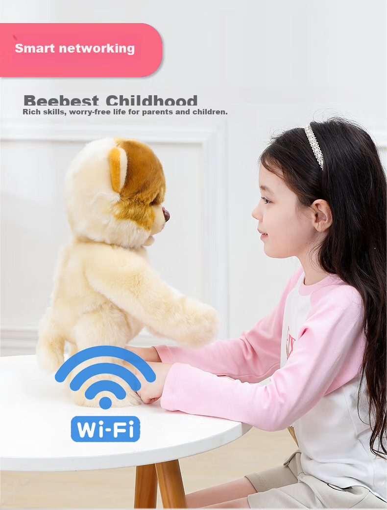 CUMATE Intelligent Pomeranian Toy Dog AI Companion Robot, Children's Gift, Birthday Present for Boys 7
