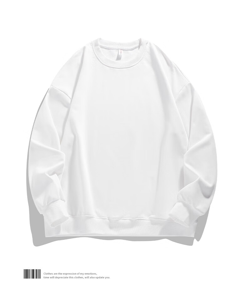 Foss Phil American-Style Deconstructed Sweatshirt for Men, Spring And Autumn Casual Regular Shoulder Loose Versatile Long-Sleeve T-Shirt HT25686 5