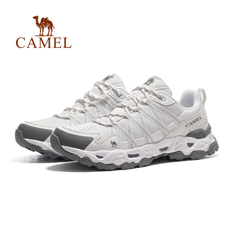 CAMEL [Wang Junkai's Choice - Qingyan] Hiking Shoes for Men And Women, Outdoor Breathable Sports Shoes, Non-Slip Wear-Resistant Trekking Footwear