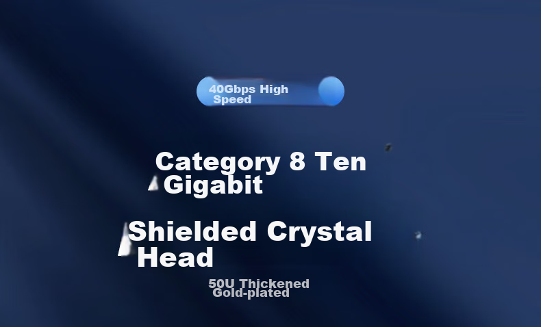 UGREEN CAT8 Shielded RJ45 Connectors, Gigabit Network Plugs, 50U Gold-Plated Professional Grade RJ45 Computer Network Cable Connectors, CAT8 Crystal Heads, 10 Pieces, 35770 1