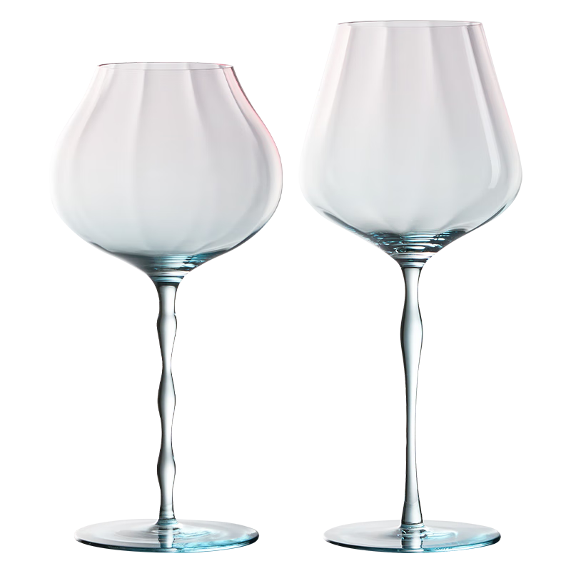 MU16 Red Wine Glasses Crystal Stemware Toasting Glasses Pair Wedding Housewarming New Year Gift Premium Barware Gift Box