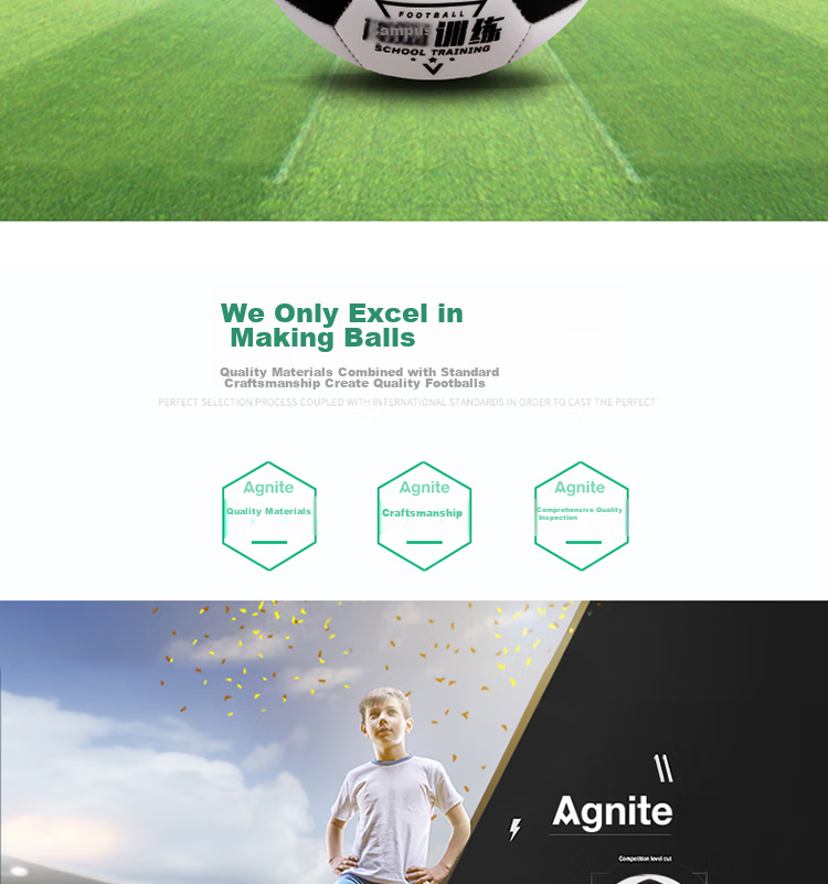 Deli No. 4 Soccer Ball for Children, Teenagers And Students Training And Competition PVC Machine-Stitched Wear-Resistant Elastic Exam Football 2