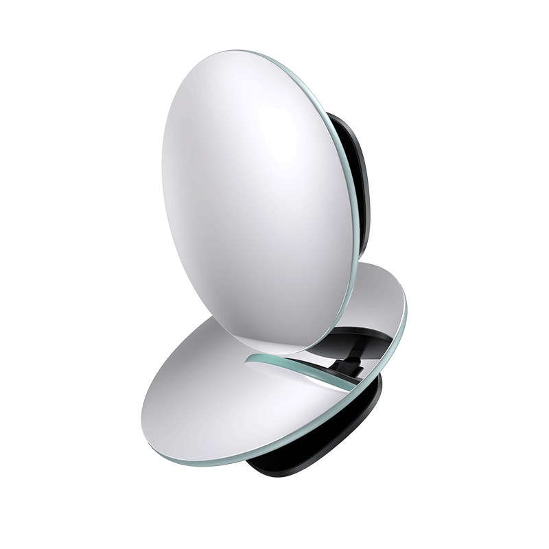 UGREEN Rearview Mirror Small Round Mirror, Car Reversing Mirror Auxiliary Mirror Wide-Angle Mirror Reflector Blind Spot Detector, Pack of 2