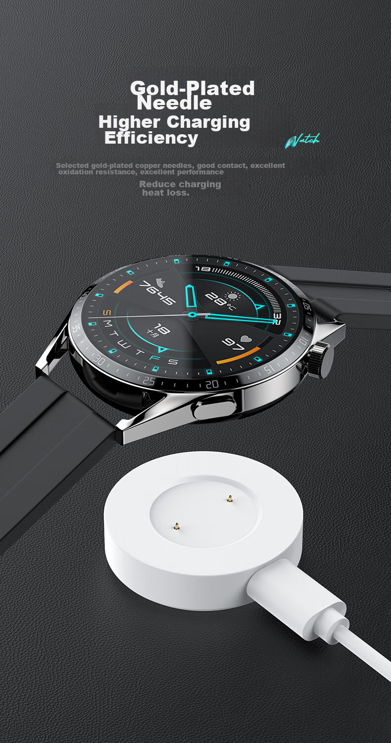 CangHua Magnetic Wireless Fast Charging Cable for Huawei Watch, Compatible with Watch GT/GT2/2E/Honor Watch 2/Magic/GS Pro Charging Dock CP06 12