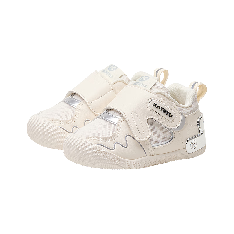 Katetu Baby Walking Shoes, Infant 1-3 Years Old Spring New Children's Shoes, Little K Shield Functional Shoes, Indoor Children's White Sneakers X4CEA26