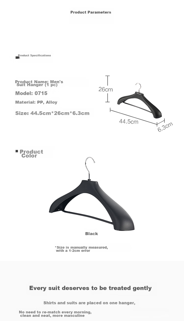 CHAHUA Non-Slip Hangers, Extendable Wide Shoulder Drying Rack for Home Use, Pack of 8 2