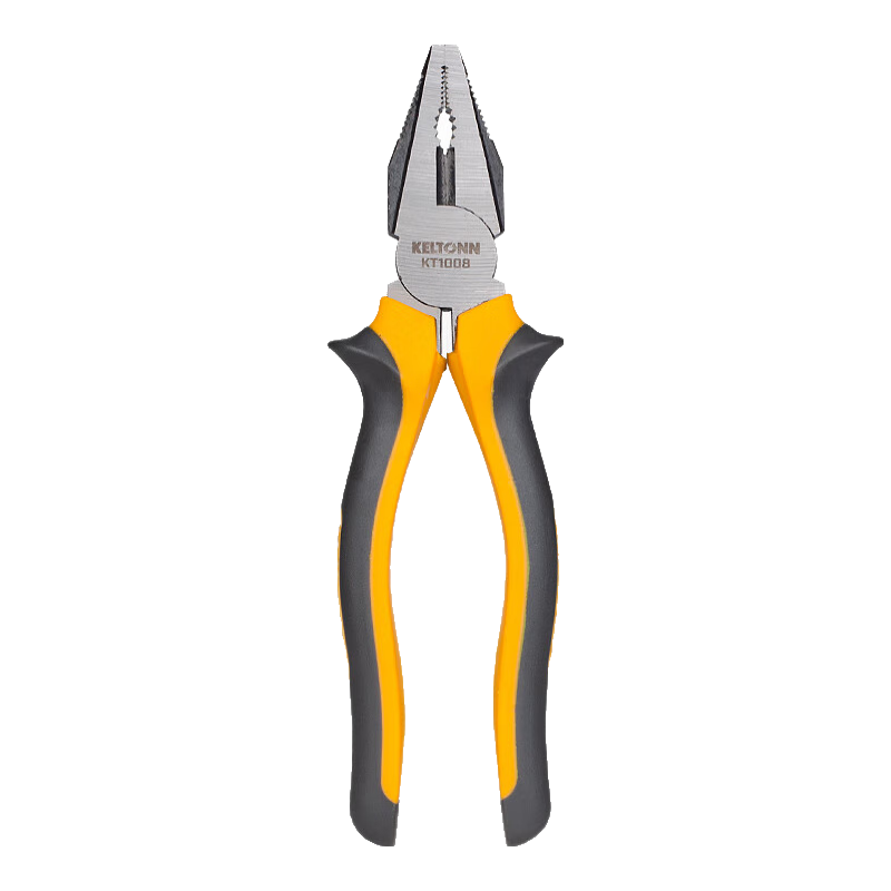 KELTONN Pliers, Wire Cutters, 8-Inch Multifunctional Pliers, Flat-Nose Pliers, Wire Strippers, Line Cutters, Gripping Tools for Home Use