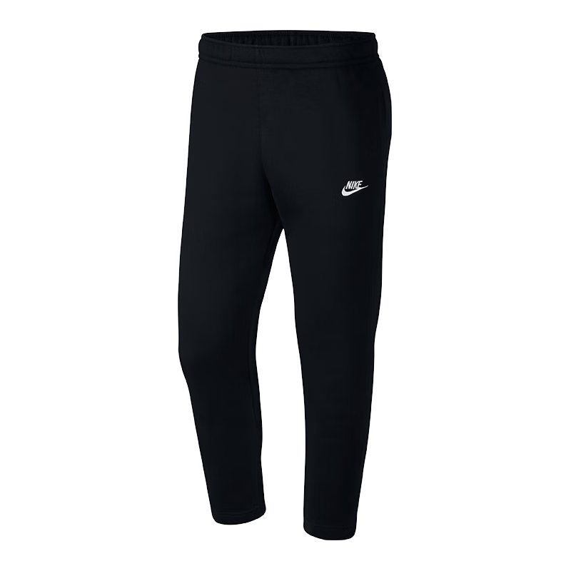 NIKE Men's Sweatpants, Winter Knitted Fleece-Lined Tapered Casual Pants, Warm And Comfortable, BV2708-010 Black, XL