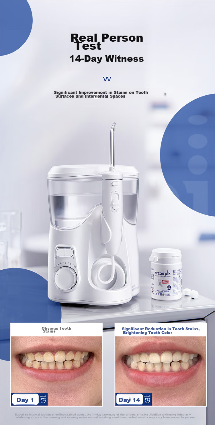 Waterpik [Teeth Whitening], Medical-Grade Oral Irrigator, Xiaobaixiang GT4, Family-Use Teeth Whitening Desktop Water Flosser, Teeth Cleaning Device, Birthday Gift 5