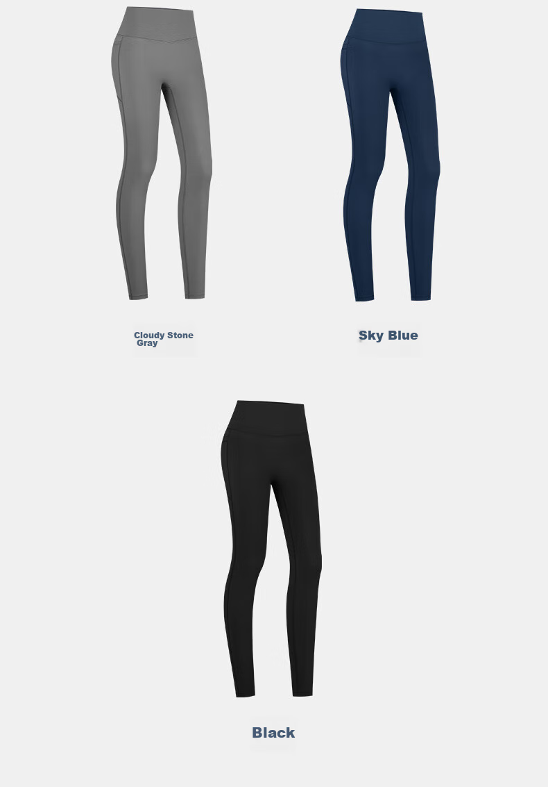 VFU No Embarrassment Line Xingqing Yoga Pants High-Waisted Butt-Lifting Outdoor Running Fitness Workout Pants, Black, XL 29