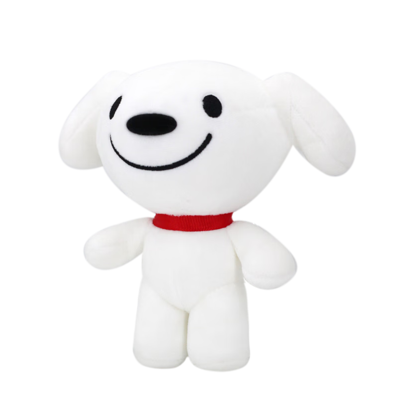 JOY&DOGA (Basic Model) Plush Toy, Lucky Charm Doll, Small Dog Plush Stuffed Animal, Decoration, Souvenir, JOY Standing Posture