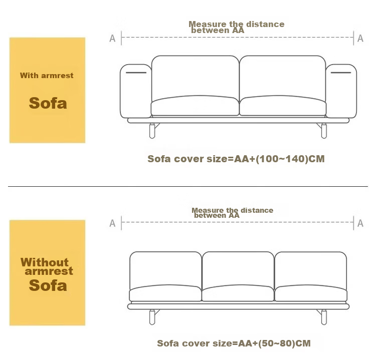 AVIVI Sofa Cover, Full Coverage for All Seasons, Autumn And Winter, Non-Slip Sofa Slipcover, Protective Pad, Cover Cloth, 180*420 Cm, Dotted Patter 11