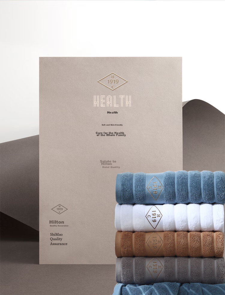 Canasin Hilton Hotel Five-Star Bath Towel, Large Cotton Towel for Men And Women, Absorbent Shower Towel, Lan Color, 150*80cm, Sports 7
