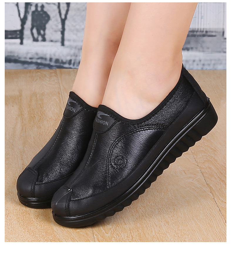 Ankang Old Beijing Cloth Shoes, Women's Soft-Soled Breathable Soft-Faced Shoes for Middle-Aged And Elderly, Lightweight Casual Round-Toe Shoes for Seniors AK77701 Black Size 40 14