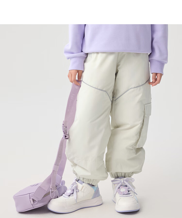 BALABALA Children's Clothing, Boys' Pants for Autumn And Winter, Girls' Sports Pants for Older Children, Kids' Long Trousers, Windproof 21