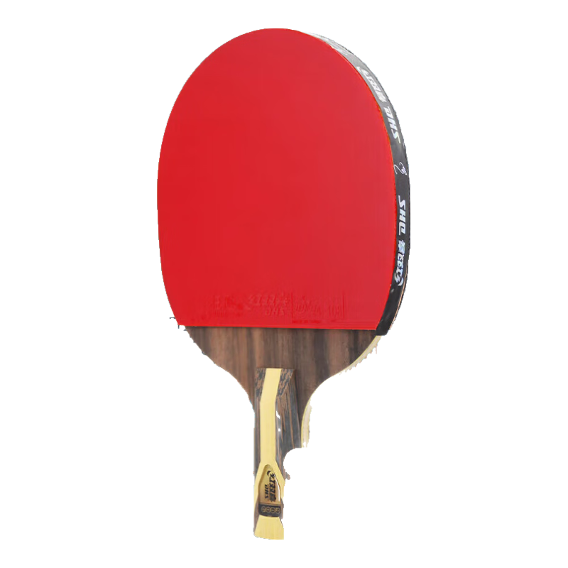 DHS Nine-Star Straight Handle (Beijing Warehouse Fast Delivery + Racket Cover), Table Tennis Paddle F9006 Straight Handle Single Racket