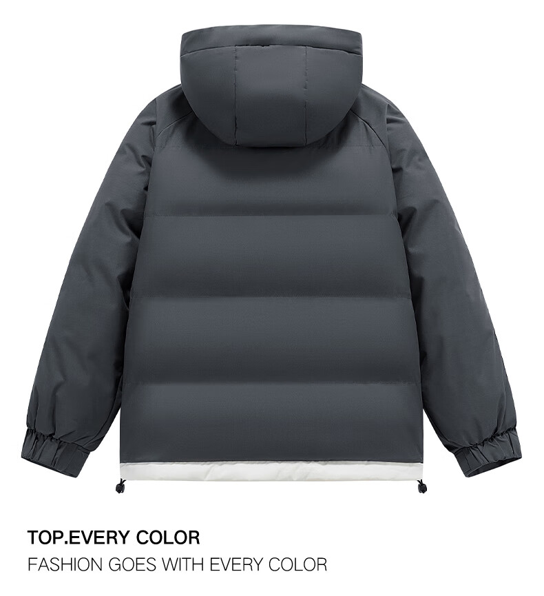 Huili Cotton Jacket Winter Men's Thickened Padded Coat, New Year Battle Robe, Hooded Puffer Jacket, Warm Cotton Clothing 31
