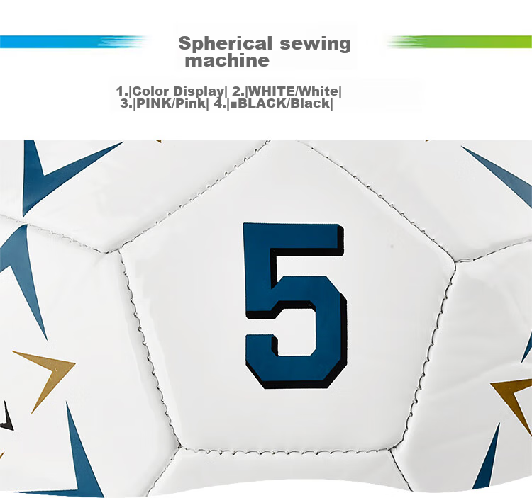 EVERVON Soccer Ball for Children And Adults Training Standard, Durable Machine-Stitched Football, Size 5 TPU Soccer Ball, EFP5-885 4