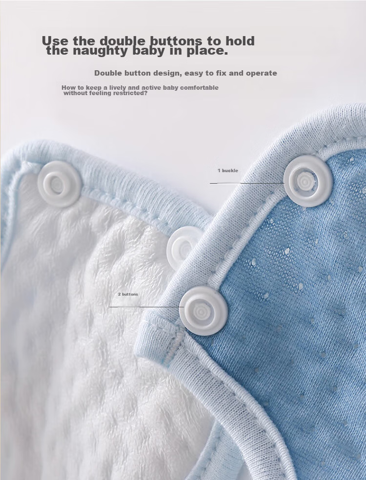 9I9 Baby Bib, Waterproof Drool Bib, Pure Cotton Surface, Rotatable Food Cover for Infants, 3 Pieces, Random Colors, A438 7