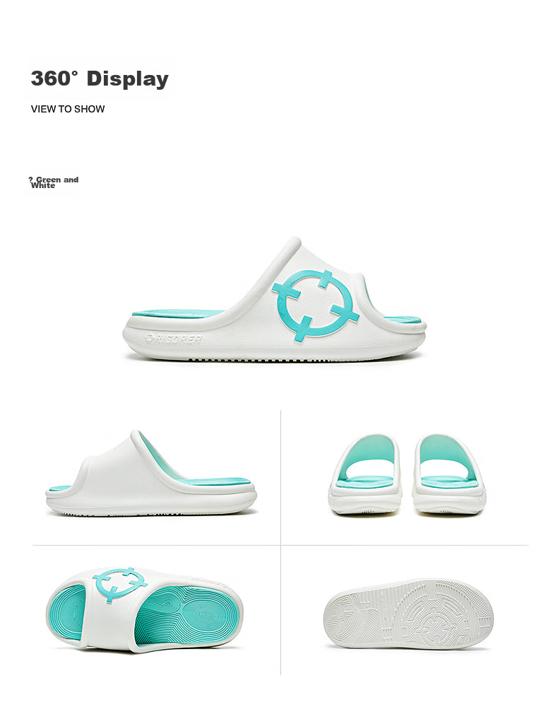 Zhunzhe Sky 1 Men's Sports Slippers Waterproof Non-Slip Soft Elastic Sandals Indoor Outdoor Thick Sole Water-Resistant Flip-Flops 7