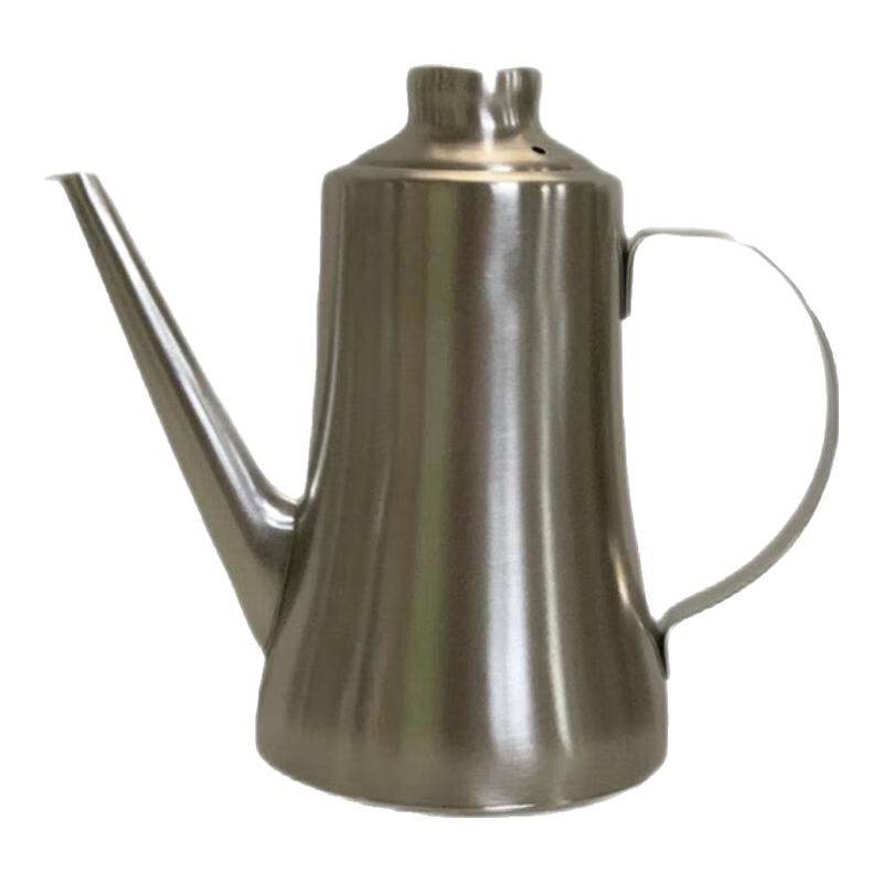 Beisesi Oil Bottle with Non-Drip Spout, 304 Stainless Steel Oil Dispenser for Home Use, Kitchen Oil Filter Bottle, 580ml