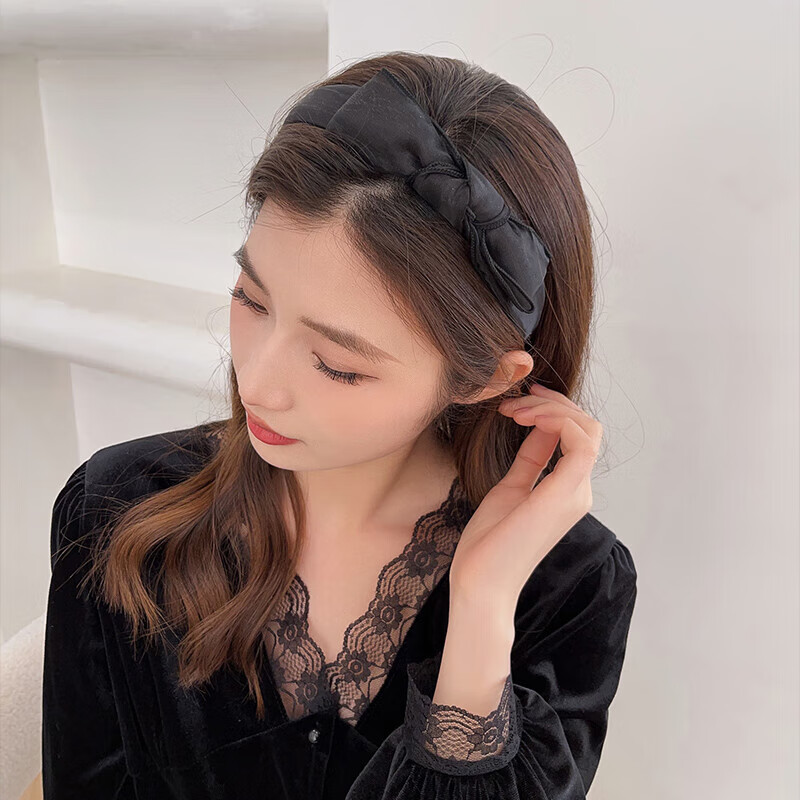 CHIMERA Simple Versatile Heightening Top Bow Headband Hair Accessory, Women's Mid-Autumn Festival Gift