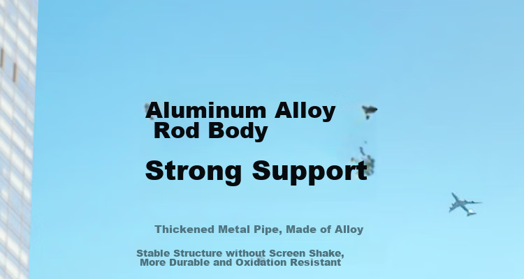UGREEN Phone Stand, Live Streaming Floor Selfie Stick Tripod, Multifunctional Photography And Video Recording Outdoor Portable Standing Overhead Shooting Support Frame, 2.2 Meters, Suitable for Apple 17 Huawei 15