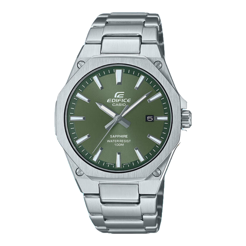 CASIO Men's Watch, EDIFICE Fashion Casual Quartz Watch for Exams, Japanese And Korean Style, Gift for Boyfriend, EFR-S108D