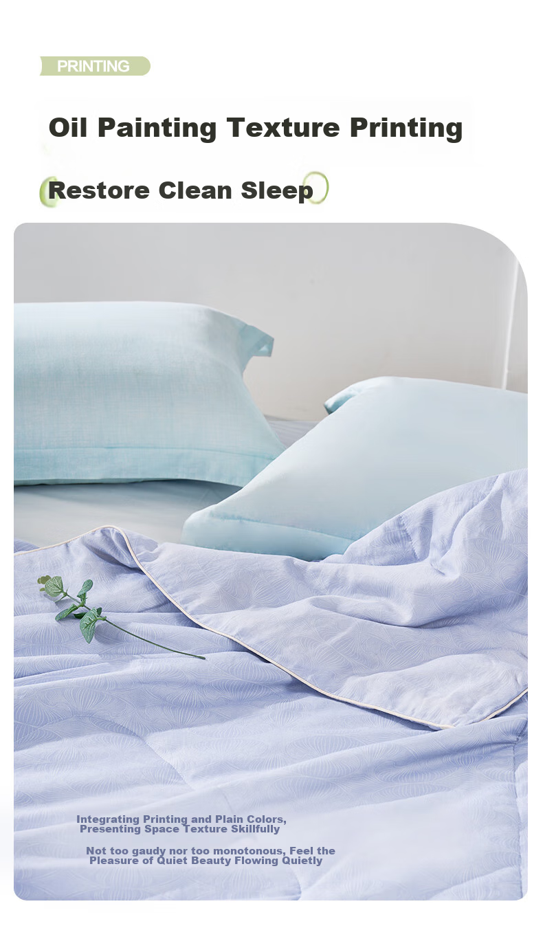 FUANNA Summer Cooling Quilt, 30% Soy Fiber Air Conditioning Blanket, Machine Washable, Bare Sleeping Cool-Feeling Quilt, Thin Summer Comforter Core, 203x229cm 10