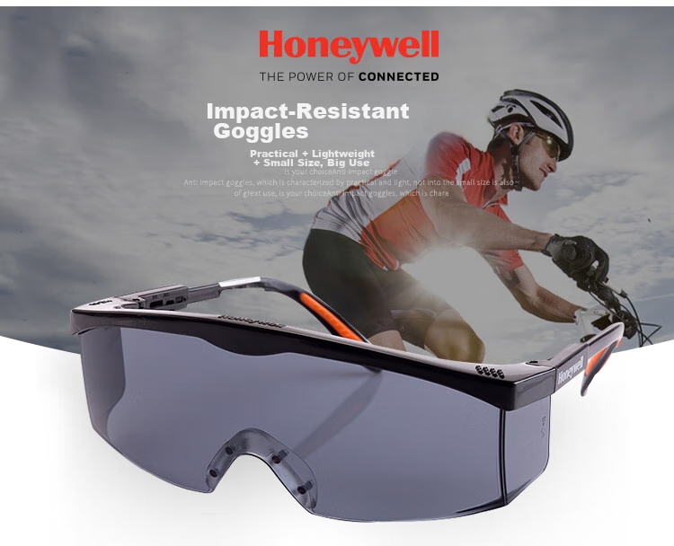 Honeywell 100111 Safety Goggles S200A Series Anti-Scratch Black And Gray 5