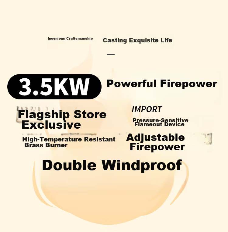 Iwatani Outdoor Double Windproof Cassette Stove, Portable Stove for Hot Pot Camping, 3.5kW Powerful Flame, ZKZ-2F Limited Edition Black 2