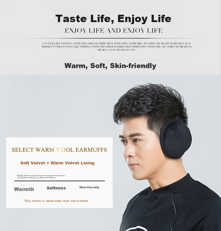 BWNK Ear Muffs, Warm for Winter, Cycling Anti-Freeze Ear Covers, Ear Protectors, Cold-Proof Ear Sleeves for Wome 2