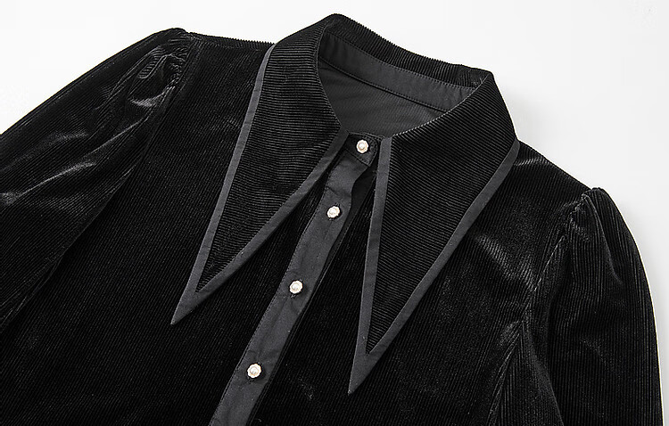 Dme [Japanese-Style Fragrance] Spring And Autumn Elegant High-Quality Lapel Shirt, Single-Breasted Long-Sleeve Lady's Blouse, Women's Top 7