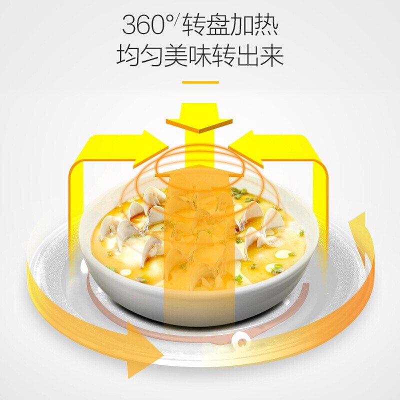 美的（Midea）智能家用微波炉机械式21L升旋转按钮简易操作转盘加热M1-211A/M1L213B M1-211A/M1-213B