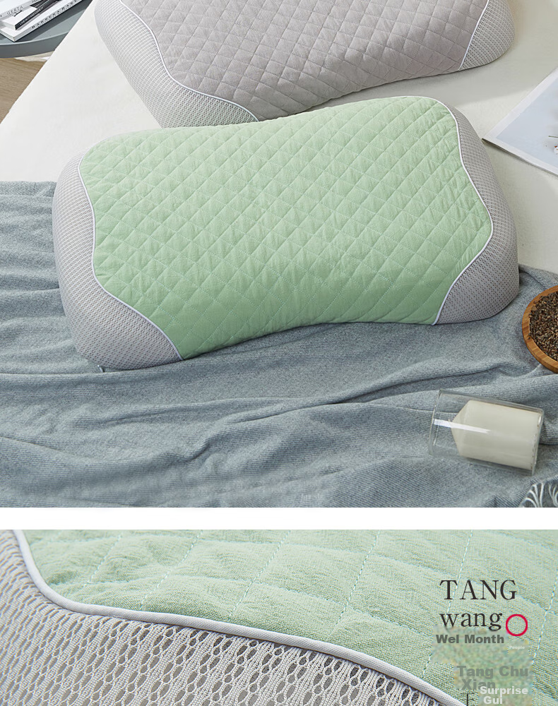 Shangfan Buckwheat Hull Low Pillow, Buckwheat Pillow, Low Pillow, Meltblown Fabric Anti-Mite And Antibacterial Pillow Core, Cervical Pillow 23