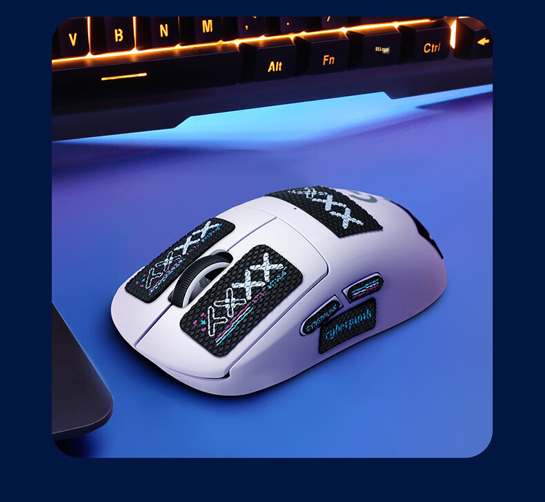 BUBM Gpww Logitech Mouse Anti-Slip Sticker, Dog Shit King First Generation Sticker, Sweat-Absorbing Anti-Slip Gaming Mouse Pad, Smooth And Wear-Resistant Accessory, GPW1 Pink Snowflake Patter 10