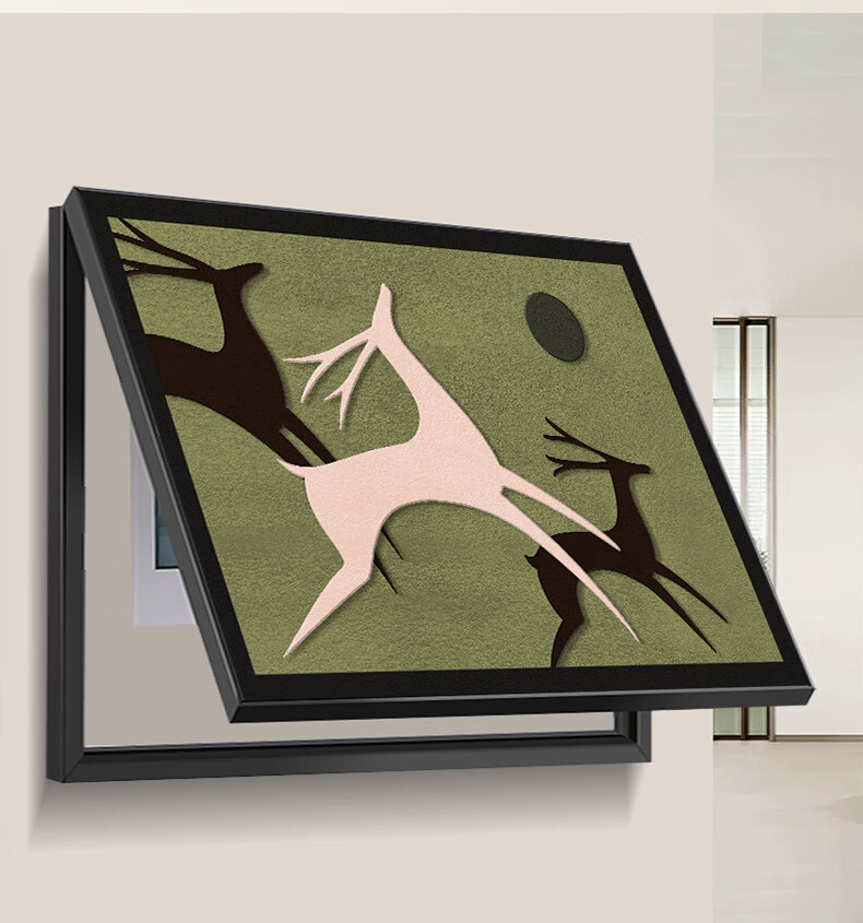 Yihuanyu Decorative Painting for Electric Meter Box, No Drilling Required, High-End Look for Distribution Box, Concealing Cover for Power Main Switch And Circuit Breaker 15