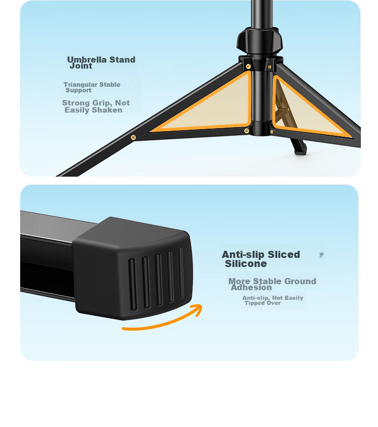 UGREEN Phone Stand, Live Streaming Floor Selfie Stick Tripod, Multifunctional Photography And Video Recording Outdoor Portable Standing Overhead Shooting Support Frame, 2.2 Meters, Suitable for Apple 17 Huawei 6