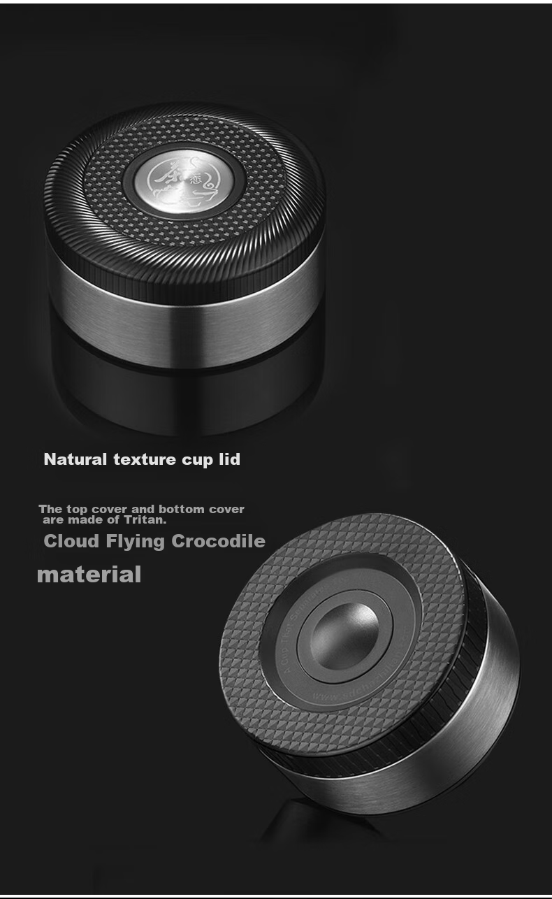 Chazhilian Tea Infuser Cup Premium Titanium Edition High-Quality Double-Layer Glass Cup with Filter for Men And Women, Portable Tea Mug, Mid-Autumn Festival Gift Water Bottle 11