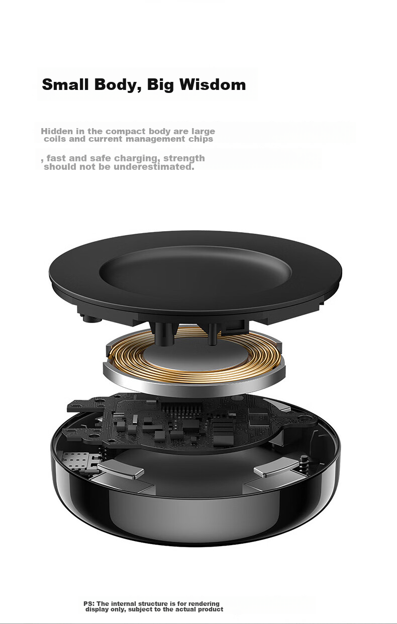CangHua Compatible with Xiaomi Watch S1 Charger, Xiaomi Watch S1 Charging Cable, Wireless Magnetic Safe Fast Charging Dock, Smart Sports Watch Accessories 5