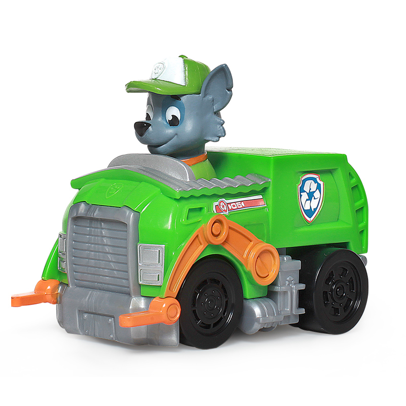 PAW PATROL Birthday Gift for Boys And Girls, Children's Toy Car, Rescue Racing Car, Eco-Recycling Vehicle, Skye