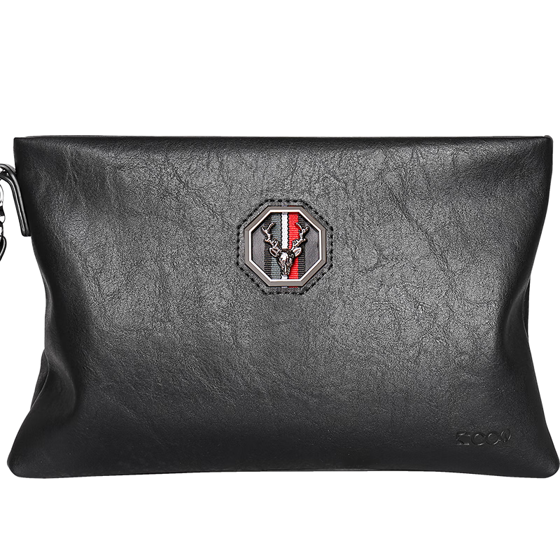 COW Men's Clutch, Business Casual Handbag, Envelope Bag, Large Capacity Clutch, Gift for Husband Or Father on Father's Day, 9818
