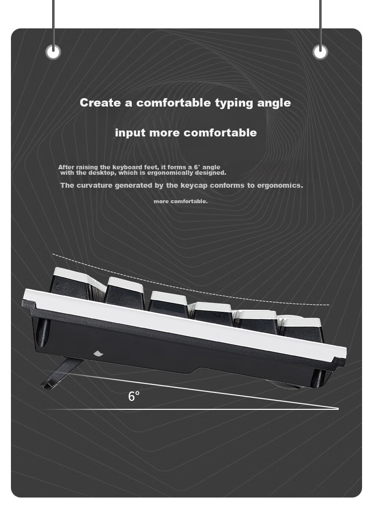 Hyeku X5 Pro Wireless Bluetooth Wired Tri-Mode Keyboard, Five-Port Hot-Swappable, 108 Keys, PBT Keycaps, Black Forest Mousse, Kailh BOX, Lava Gold Switches 18