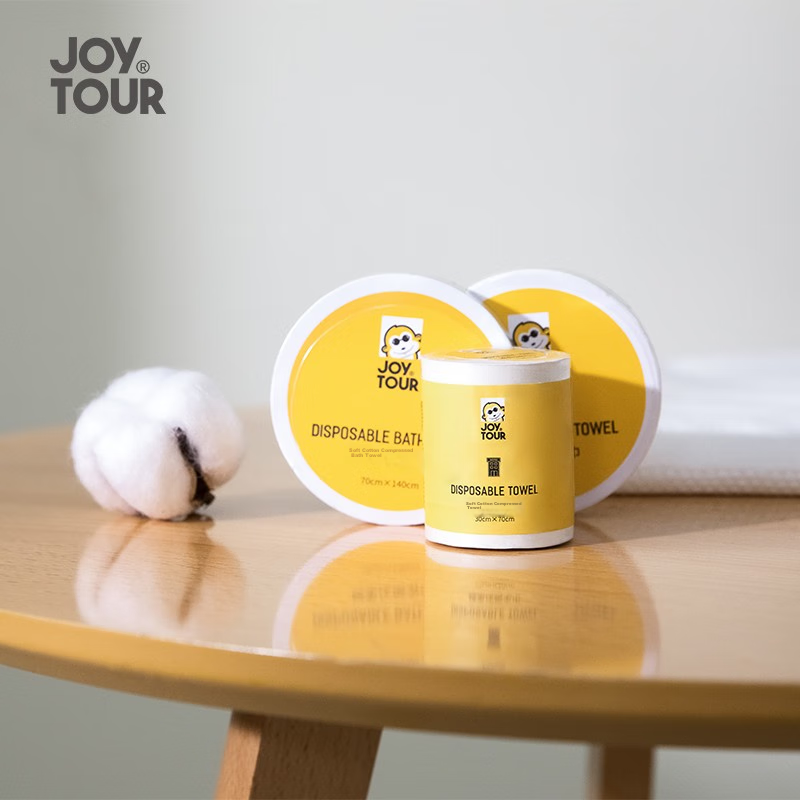 JOYTOUR Disposable Towels, Travel Face Towels, Hotel Supplies, Portable, Thickened Pearl Texture Face Towels, 30*70 Cm, Pack of 5