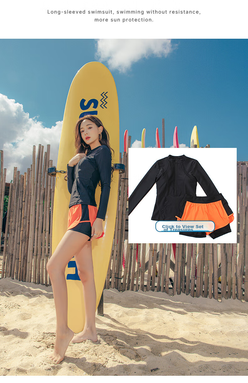 Sanqi Women's Swim Shorts, Double-Layer Anti-Exposure Conservative Boyshorts, Fitness Beach Swimming Shorts, Black, L 7