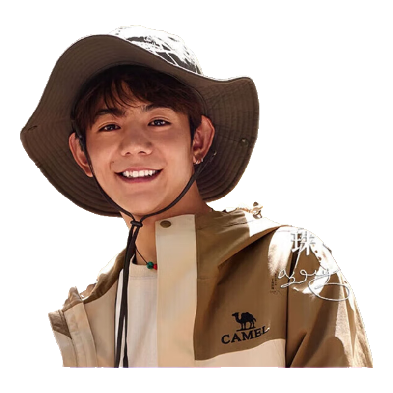 CAMEL Fisherman Hat for Men And Women, Summer Lightweight Large Head Circumference Sun Protection Hat with Wide Brim for Face Coverage