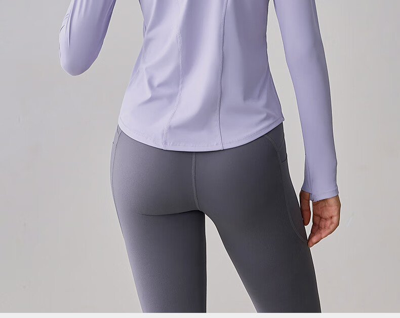 Gigt Yoga Top for Women, Long Sleeve, Breathable, Quick-Drying, Lightweight Running Sports T-Shirt, Fitness Wear 11