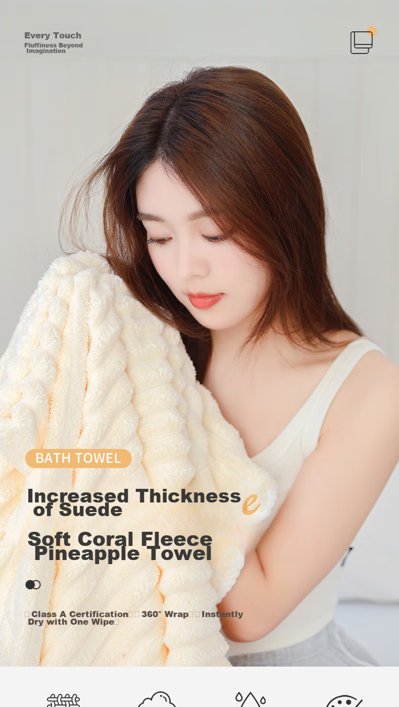 Grace Bath Towel for Women And Men, Home Use, Class A, Extra Large, Absorbent, Couple's Wrap Towel, Adult Large Towel, Beige, 90*170cm, Sports 1